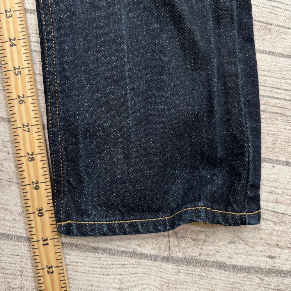 Y2K Hollister Jeans Men's 32x30 Blue Denim Dark Wash Button Fly Straight Cotton - Picture 5 of 9